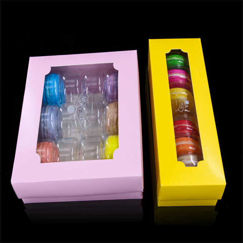 Cutie de plastic personalizată pentru Macaron (8)